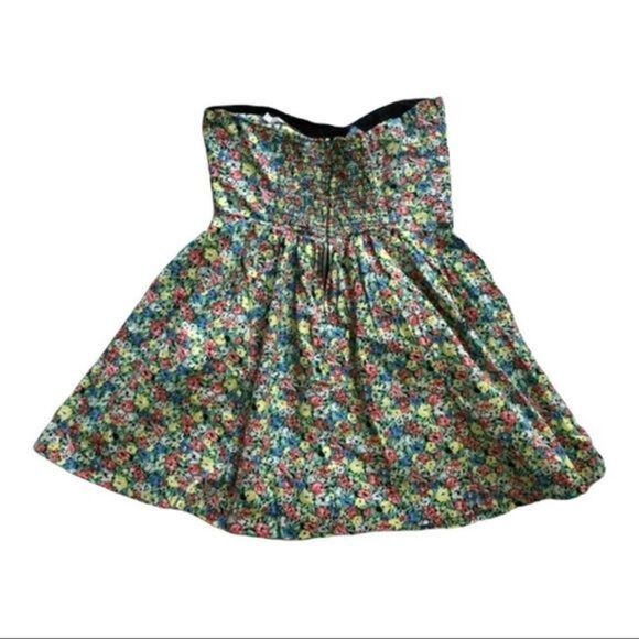 Minkpink Strapless Smocked Mini Dress Size Large - Picture 5 of 10